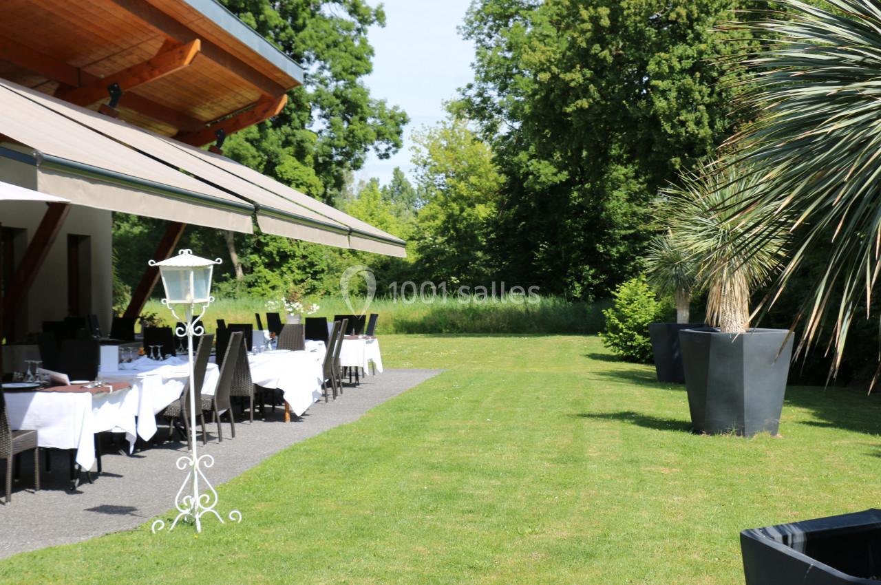 Terrasse coté jardin