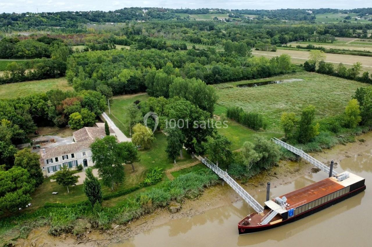 Location salle Saint-Germain-de-la-Rivière (Gironde) - La Péniche du Mascaret #1